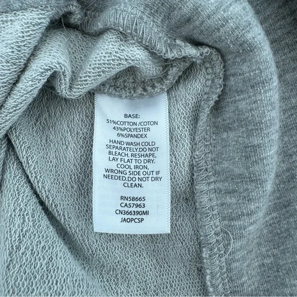 Caslon Heather Gray Crew Neck Sweater with Side Tie XS - Picture 9 of 11